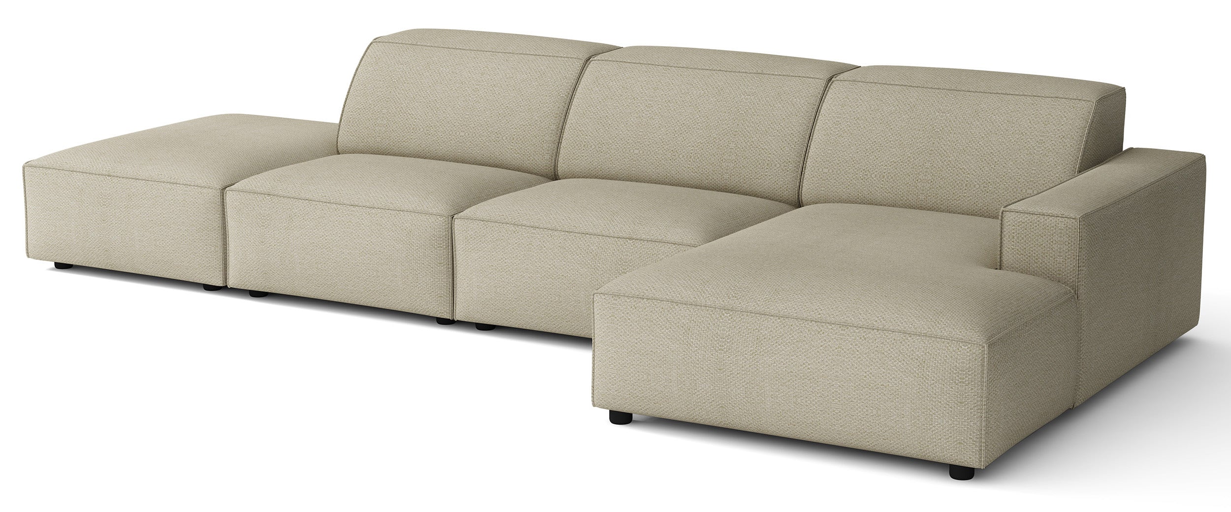 selsey-sellmo-modulares-ecksofa-l-f-rmig-rechts-mit-hocker-grau-beige-hydrophobe image 3