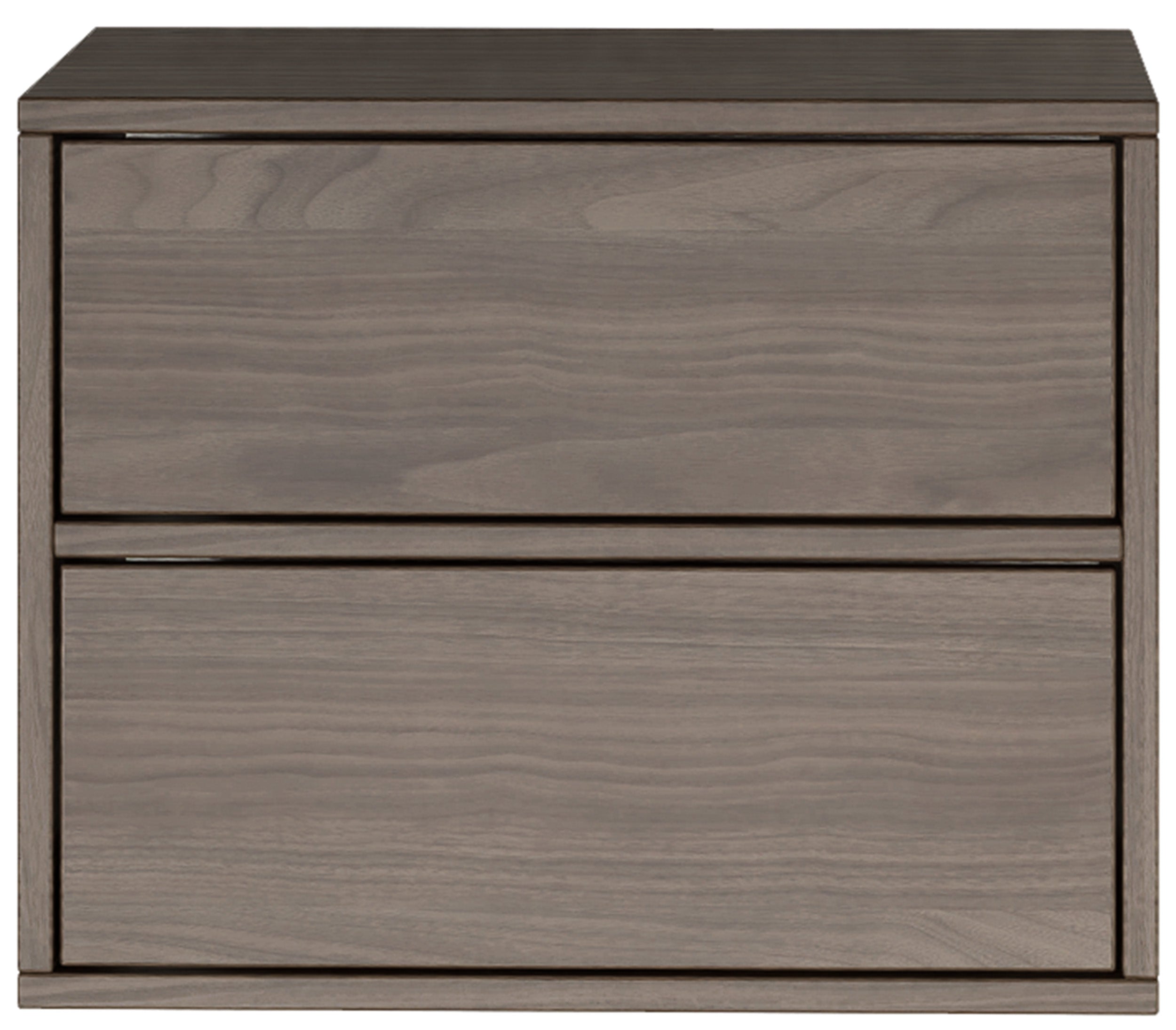 selsey-framme-h-ngenachttisch-50-cm-mit-2-schubladen-walnuss-wisconsin image 4