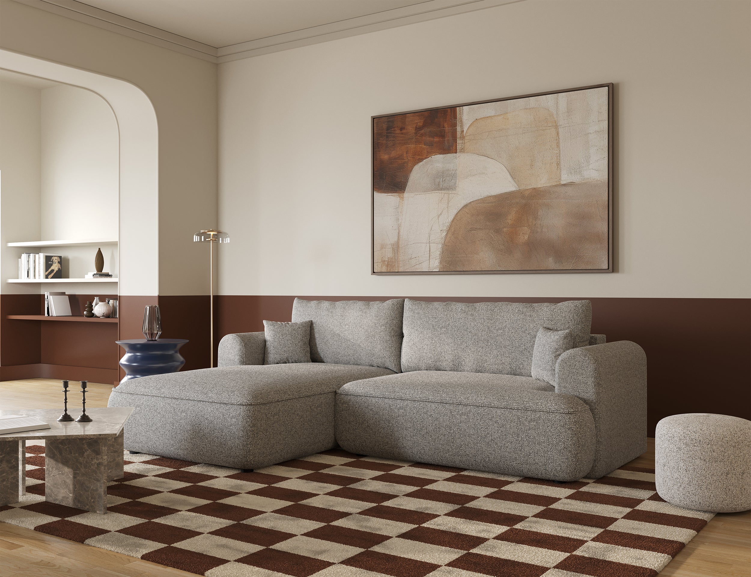 selsey-ovo-ecksofa-l-form-links-mit-schlaffunktion-grau-beige-geflecht image 3