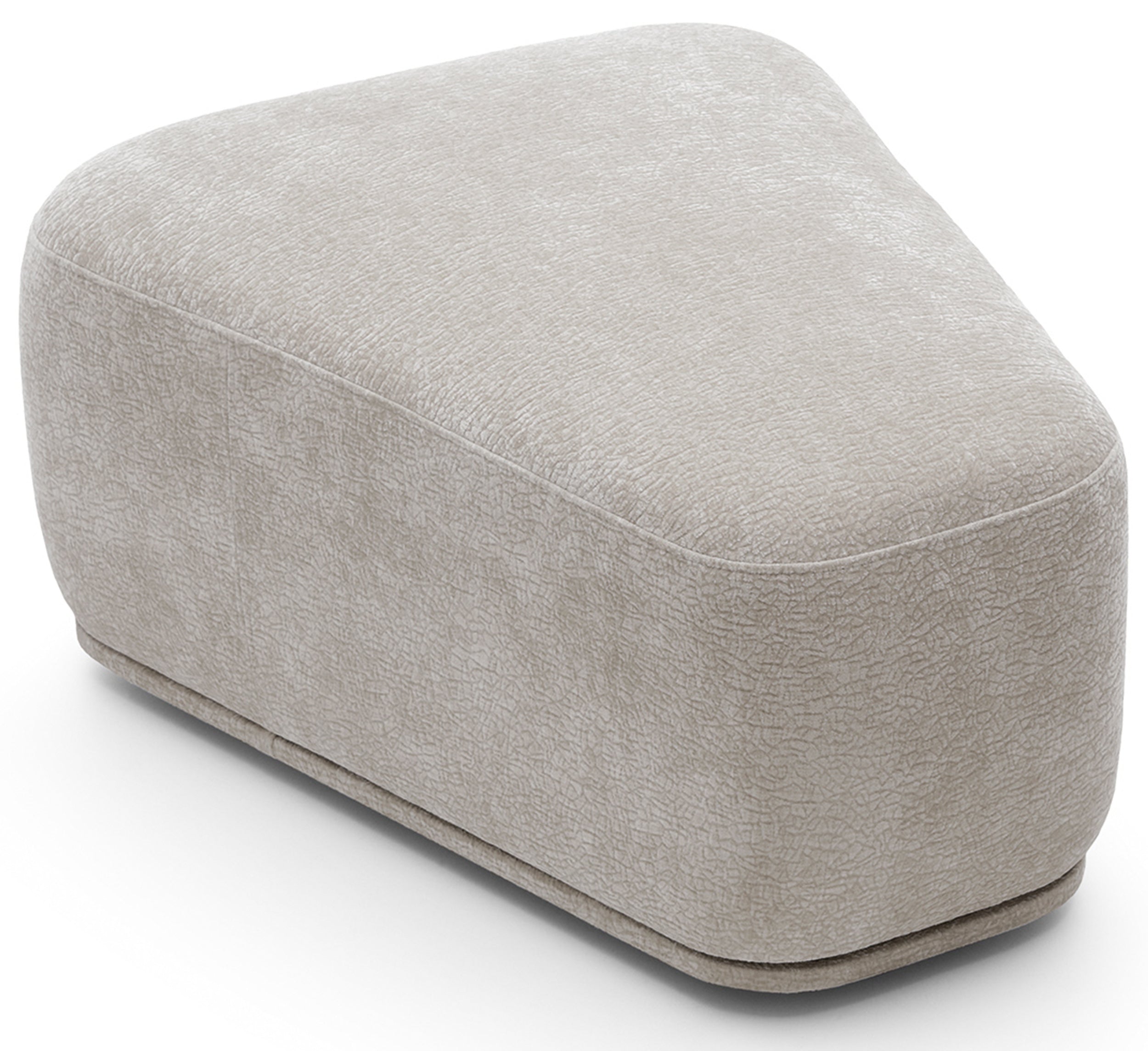 selsey-bommo-modulares-dreieckiges-hocker-pouf-grau-beige-chenille image 1