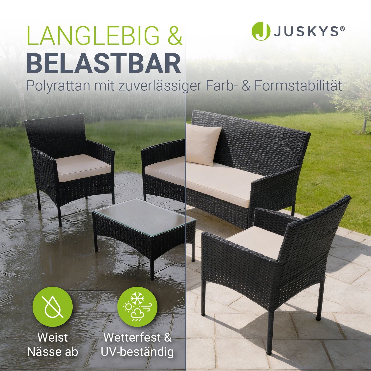 juskys-fort-myers-polyrattan-sitzgruppe-schwarz-creme-4-teilige-lounge-f-r-4-per image 3