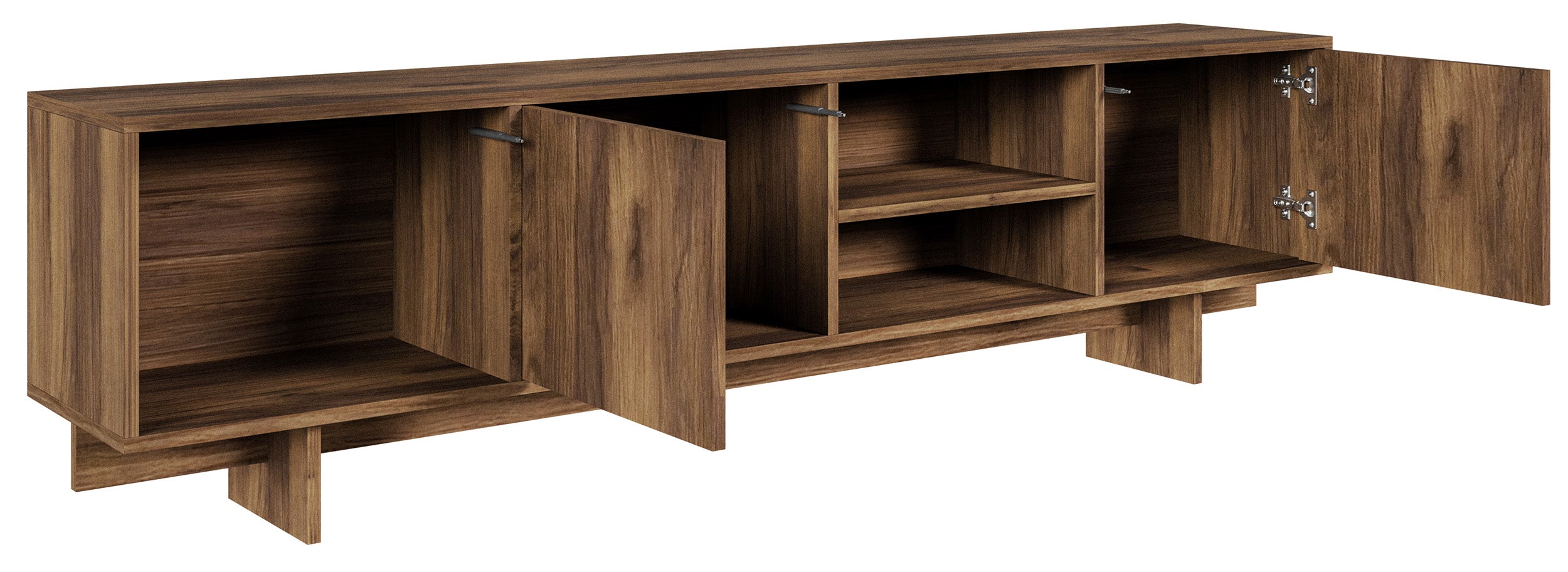 selsey-sanva-tv-schrank-200-cm-zweit-rer-mit-drei-f-chern-walnuss-warmia image 3