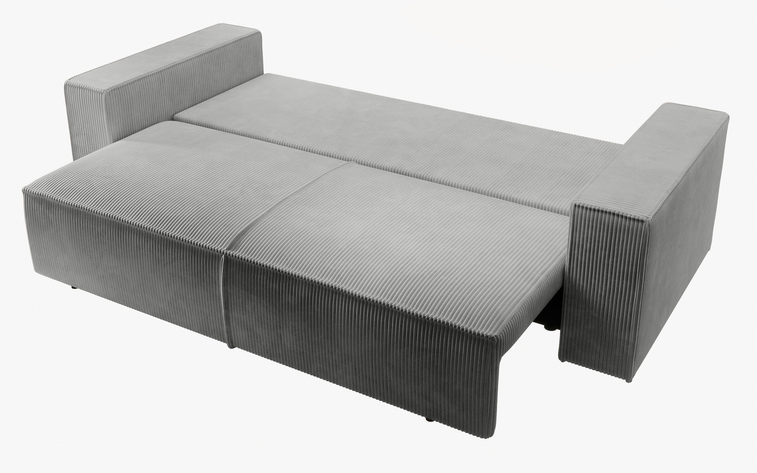 selsey-farese-dreisitzer-schlafsofa-ausklappbar-mit-stauraum-hellgrauer-cordstof image 5