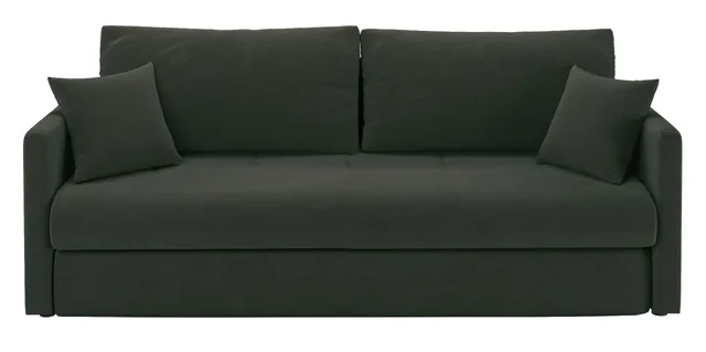 selsey-lorro-dreisitziges-schlafsofa-ausklappbar-mit-stauraum-dunkelgr-ner-cheni image 1