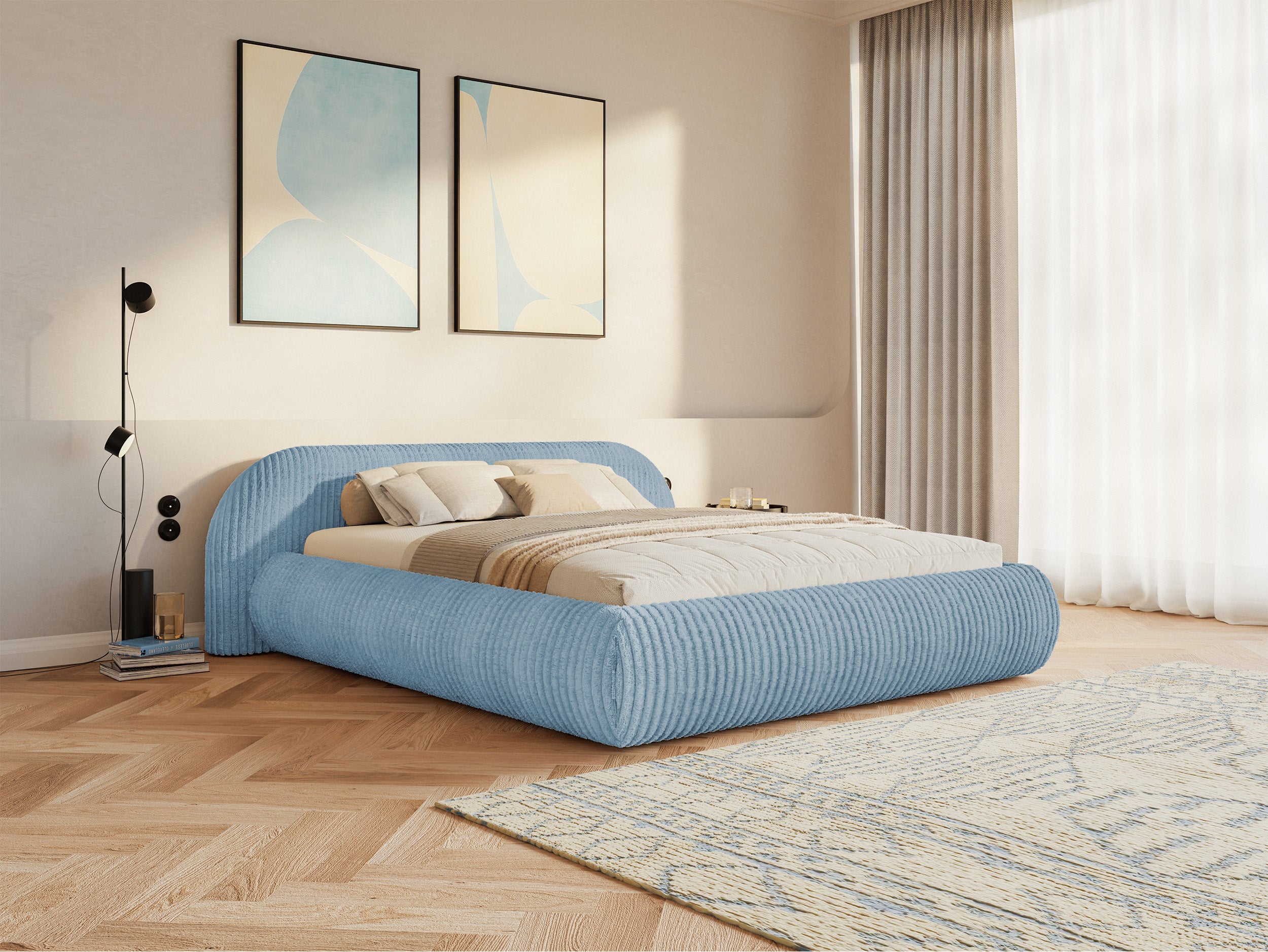 selsey-shels-low-gepolstertes-bett-180x200-cm-mit-stauraum-blau-metallrahmen-cor image 2