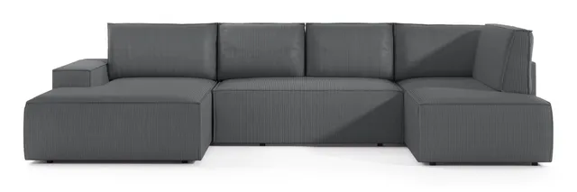 selsey-farese-new-ecksofa-mit-schlaffunktion-u-form-links-grau-cord-mit-stauraum image 1