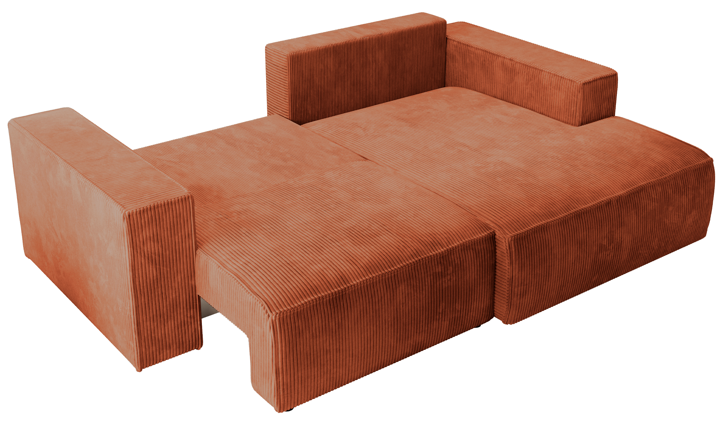 selsey-farese-mini-ecksofa-mit-schlaffunktion-rechts-l-form-mit-stauraum-kupfer- image 2