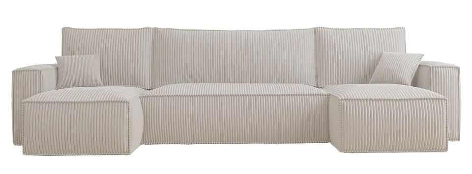 selsey-scarlo-ecksofa-u-mit-schlaffunktion-und-stauraum-hellbeige-cord image 1