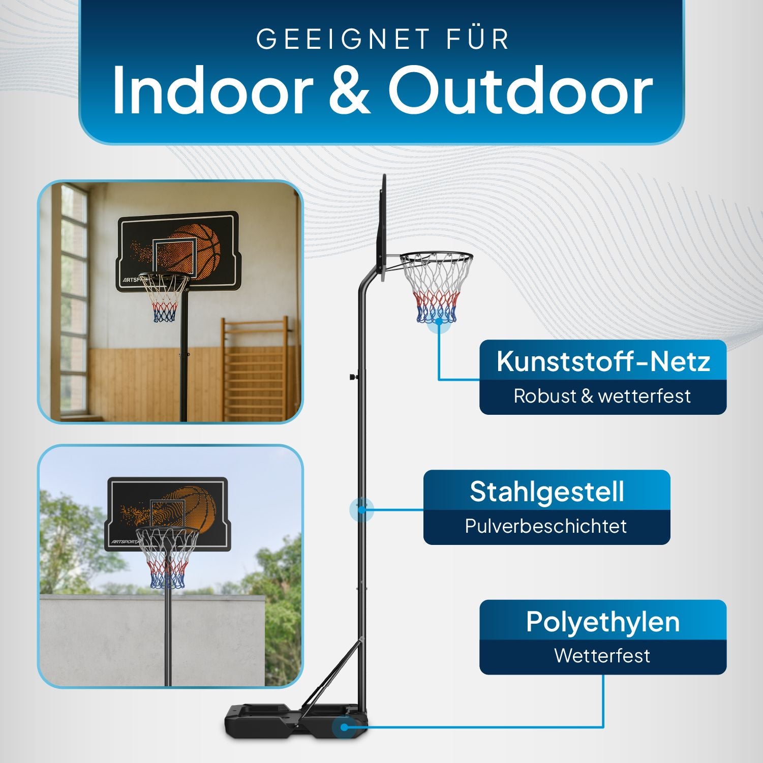 juskys-basketballkorb-outdoor-mit-st-nder-h-henverstellbar image 2