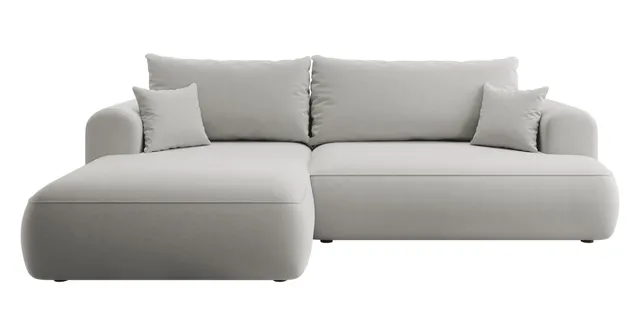 selsey-ovo-ecksofa-l-links-mit-schlaffunktion-und-stauraum-grau-samt image 1