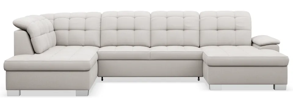 selsey-jamaal-ecksofa-u-f-rmig-rechts-mit-schlaffunktion-und-stauraum-cremefarbe image 1