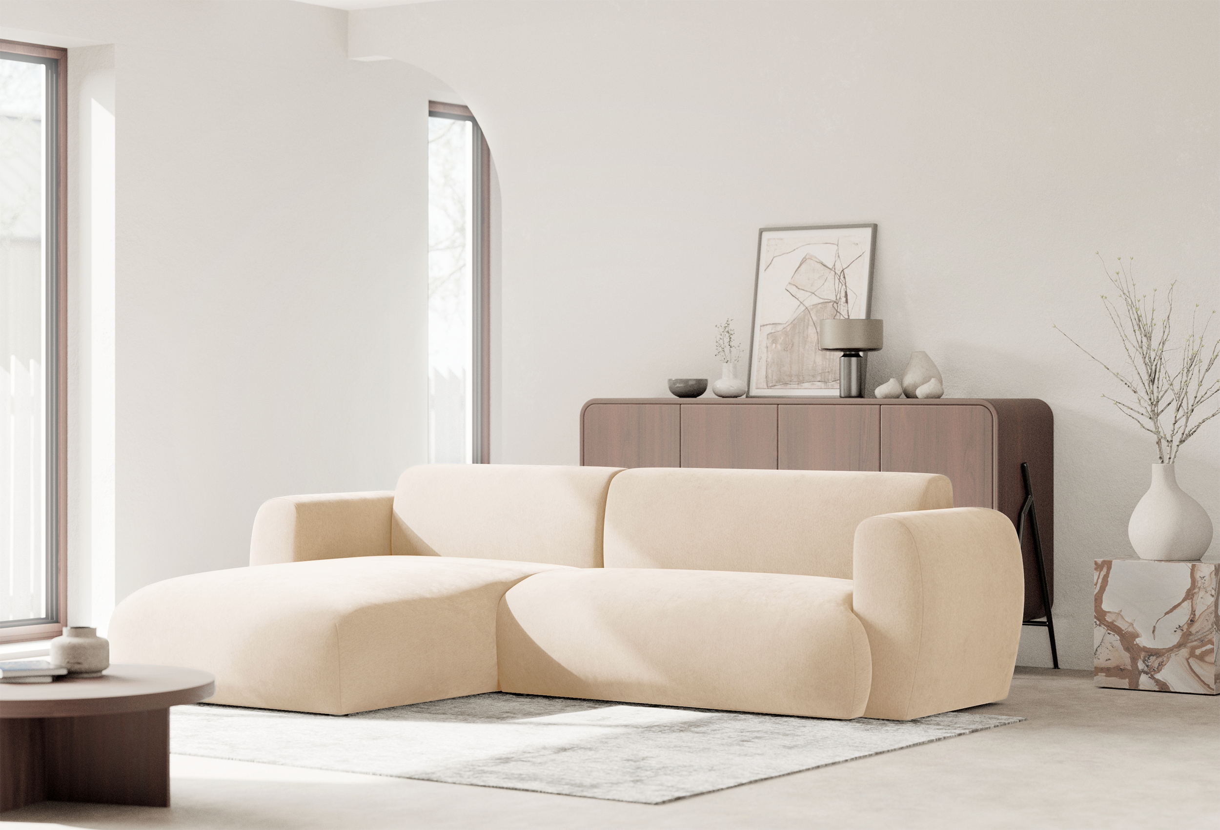 selsey-emia-ecksofa-l-links-mit-schlaffunktion-chenille-hellbeige image 4