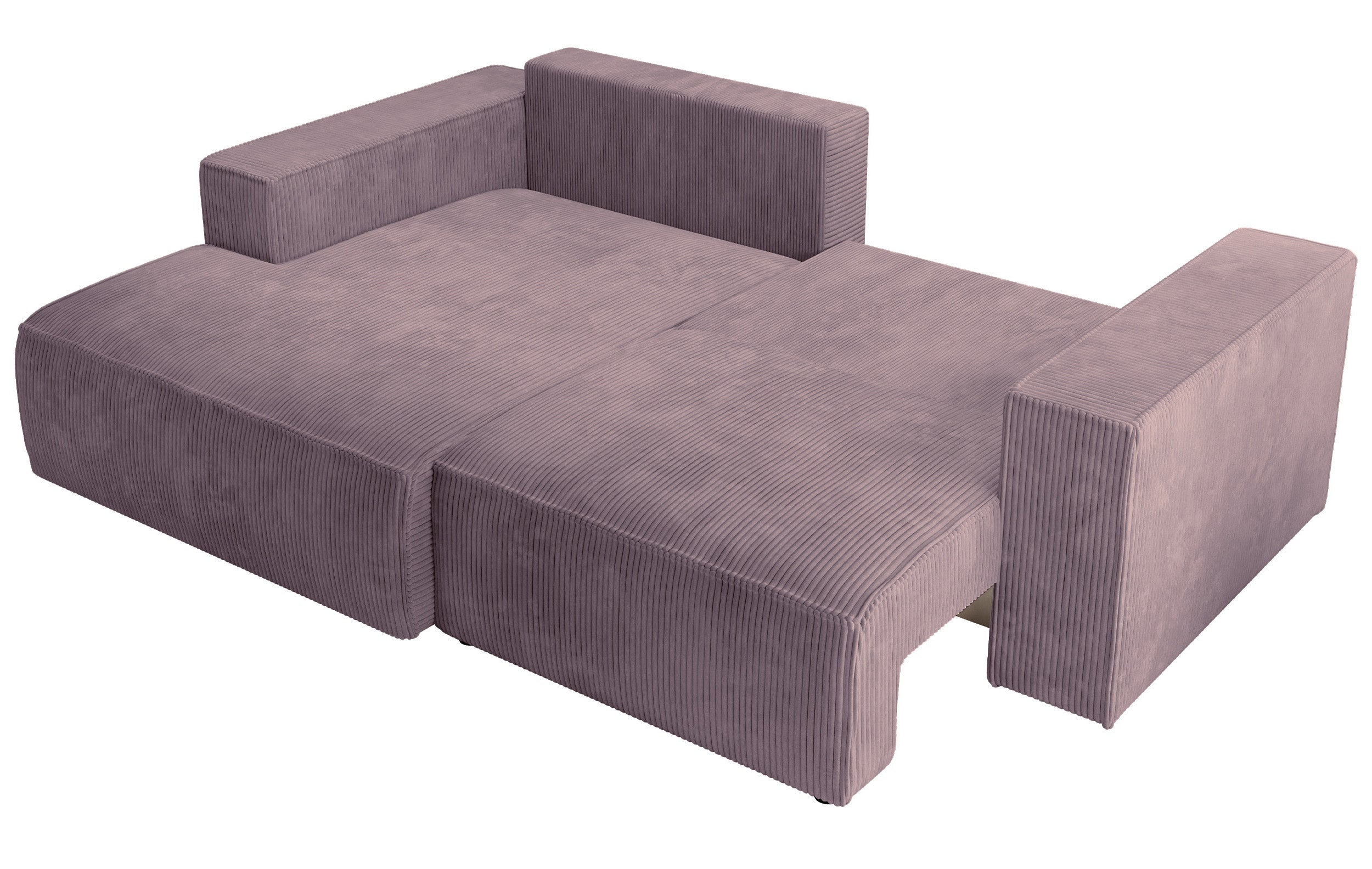 selsey-farese-mini-ecksofa-links-mit-schlaffunktion-und-stauraum-flieder-cord image 2