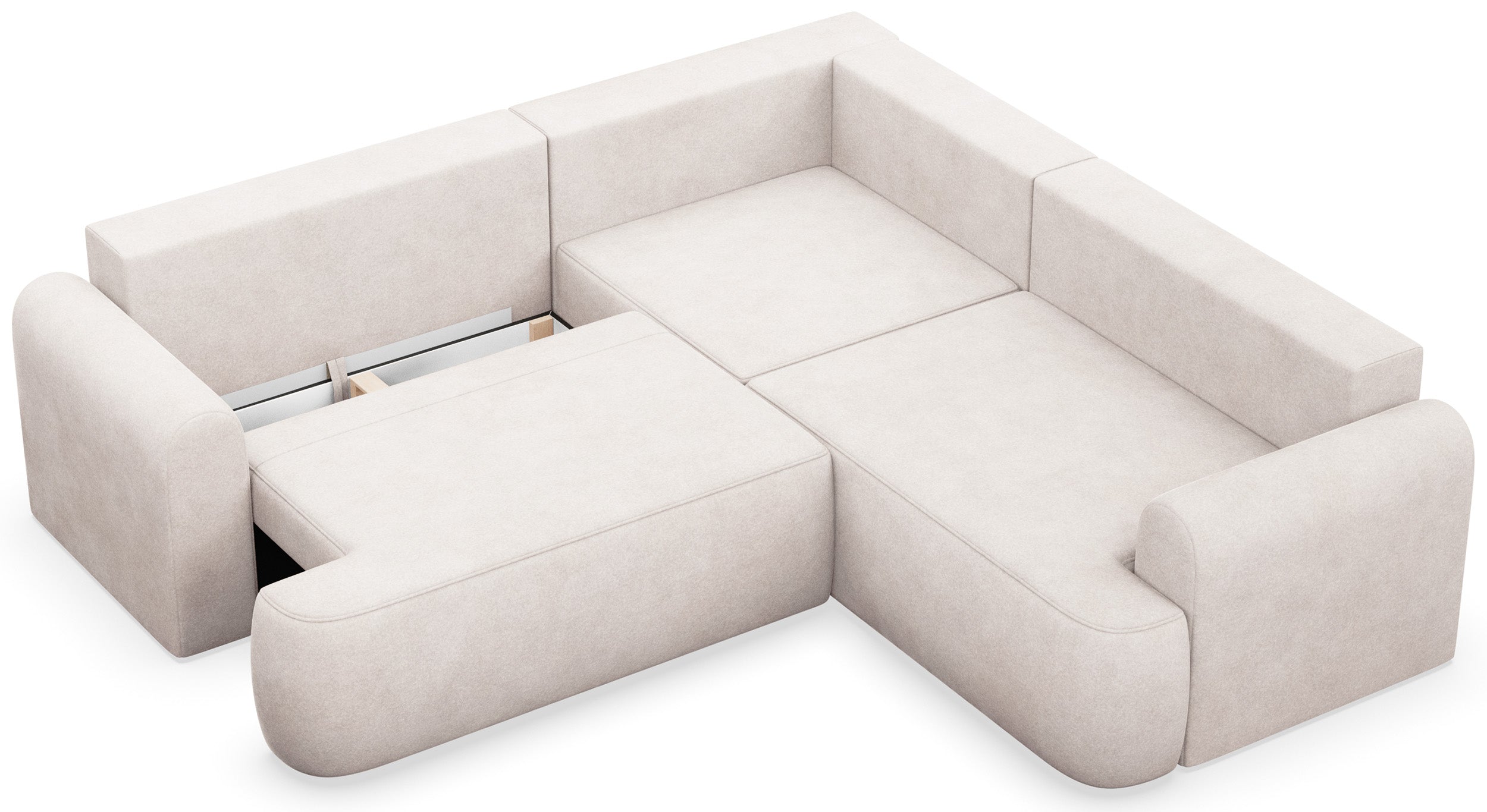 selsey-ovo-ecksofa-l-form-mit-schlaffunktion-universell-hellbeige-samt-pflegelei image 4