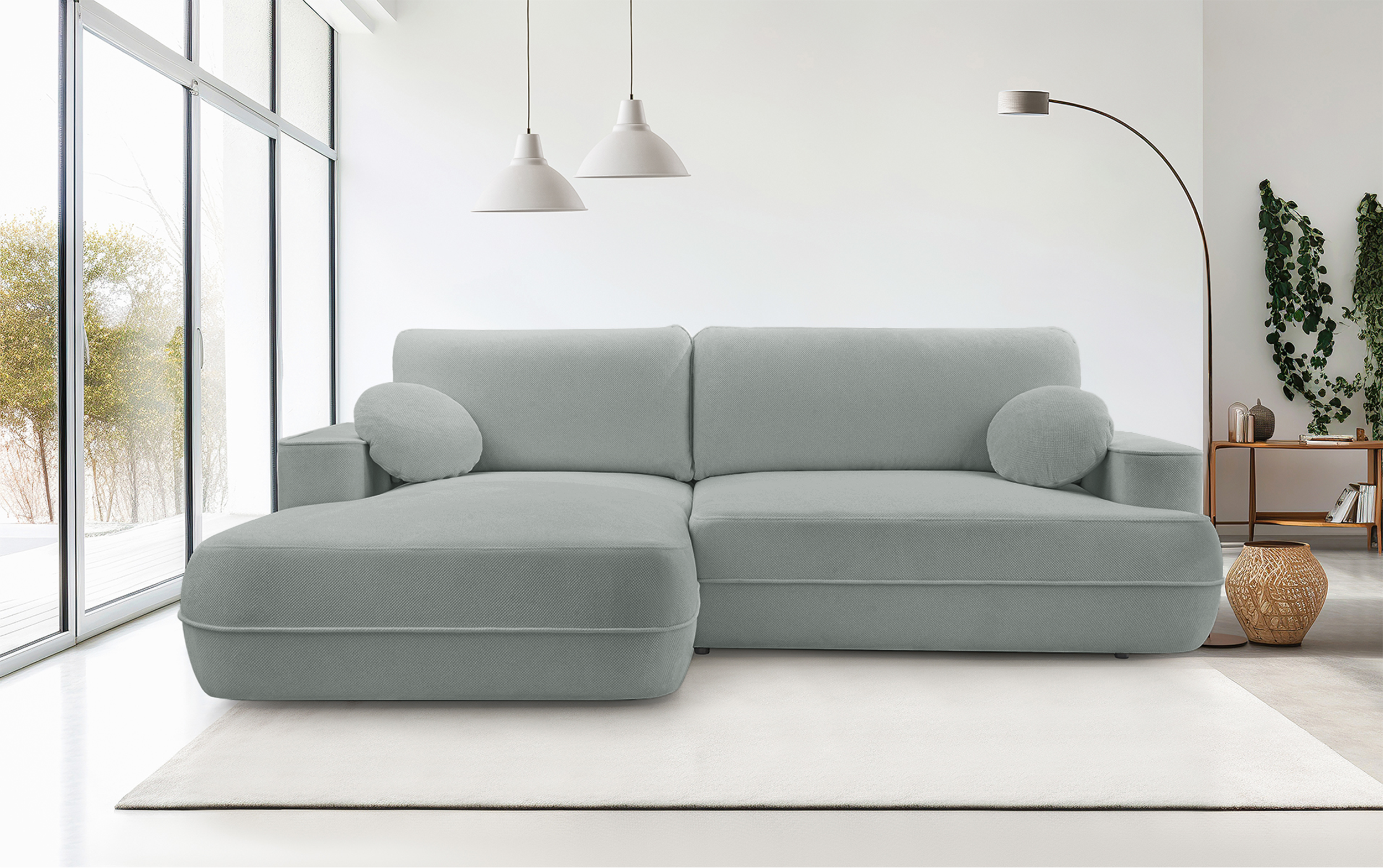 selsey-fuerro-ecksofa-l-links-mit-schlaffunktion-und-stauraum-grau-beige image 2