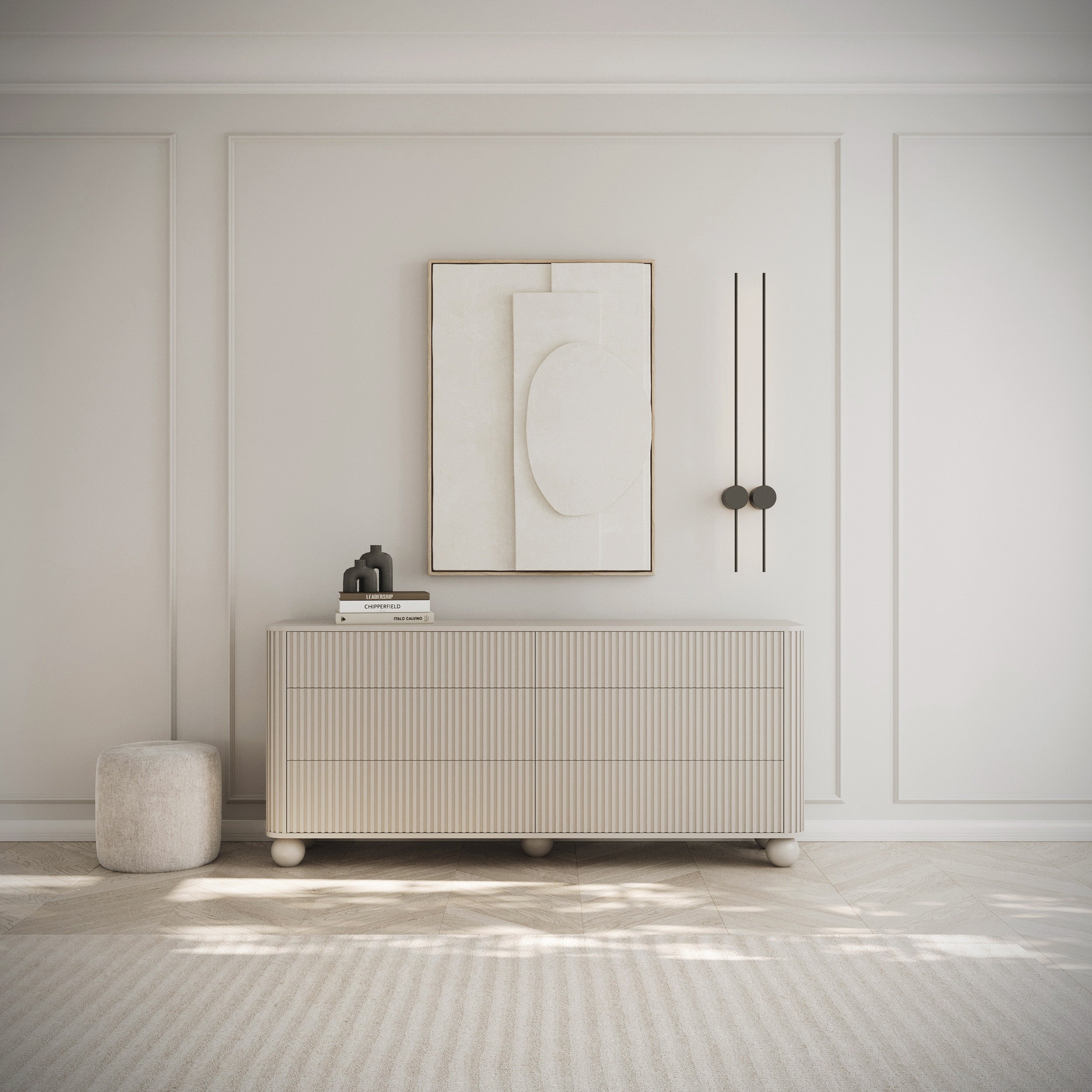 selsey-arvello-kommode-168-cm-mit-6-schubladen-fr-sungen-kugelf-e-beige-sandfarb image 1
