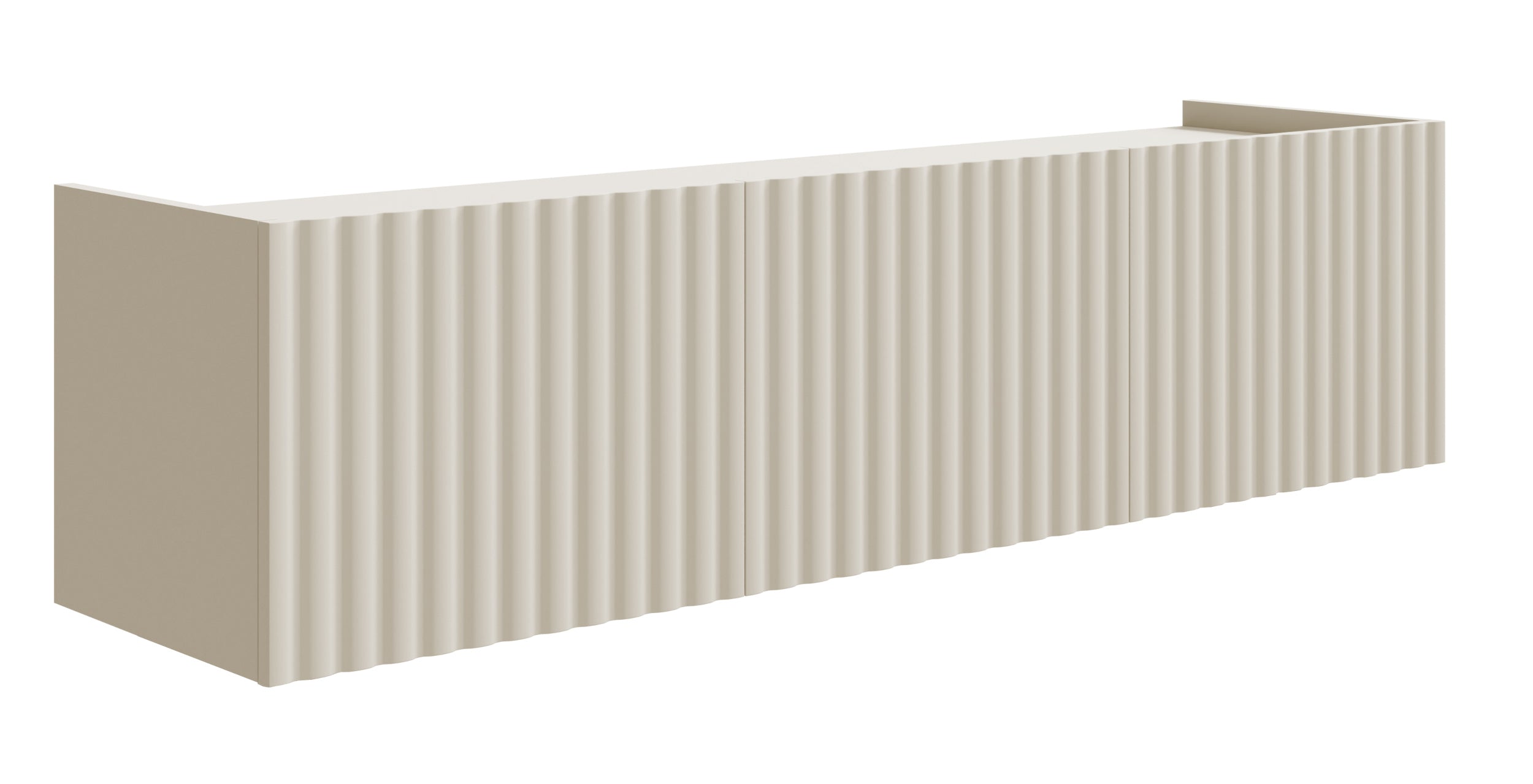 selsey-fiorra-h-ngender-tv-schrank-144-cm-3-t-rig-kaschmir-mit-rillenfront image 1