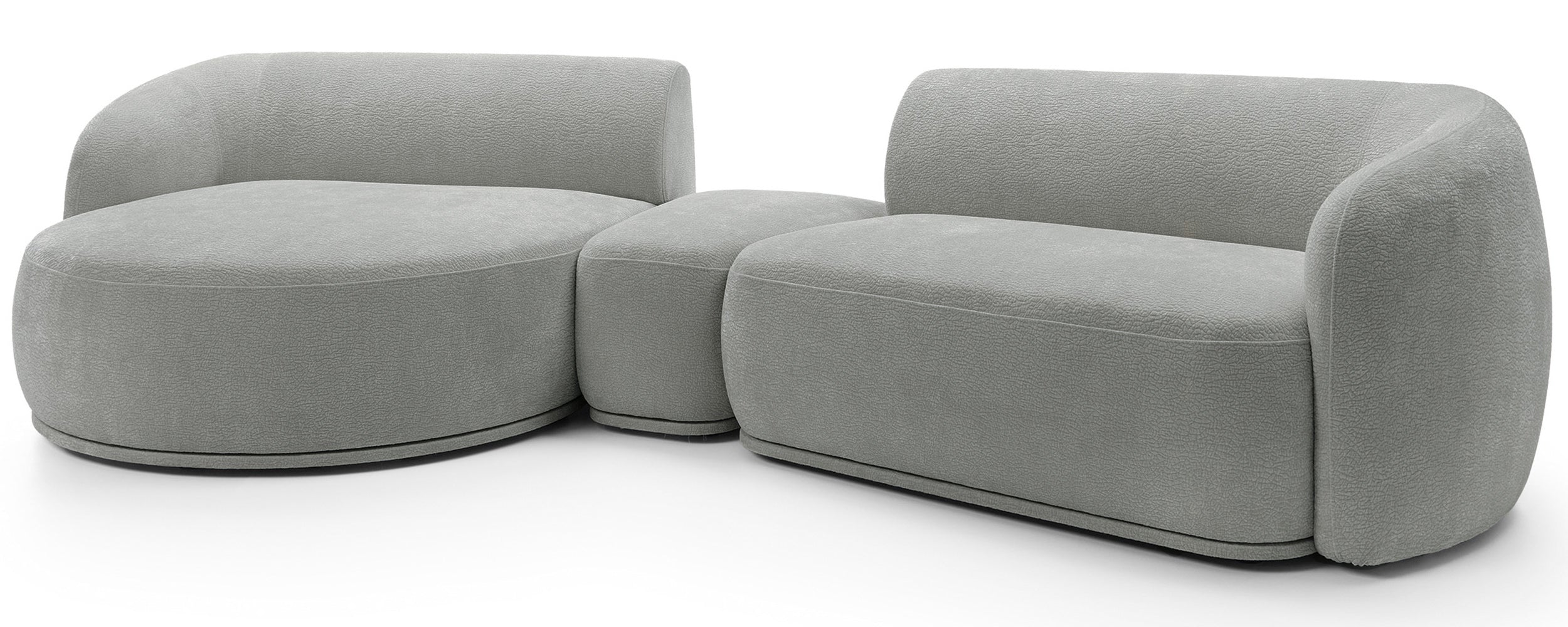 selsey-bommo-modulares-ecksofa-l-form-links-mit-pouf-grauer-chenille-stoff image 3