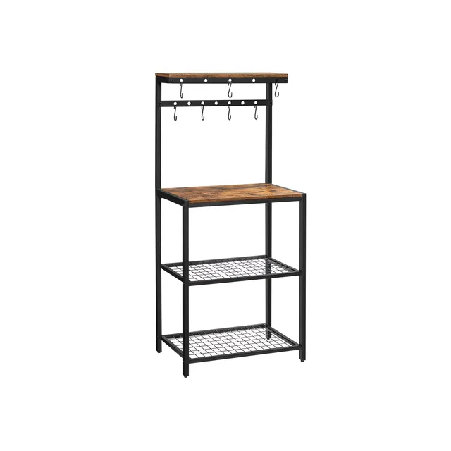 vasagle-standregal-industrie-design-mit-ablagen-k-chenregal-vintage image 1