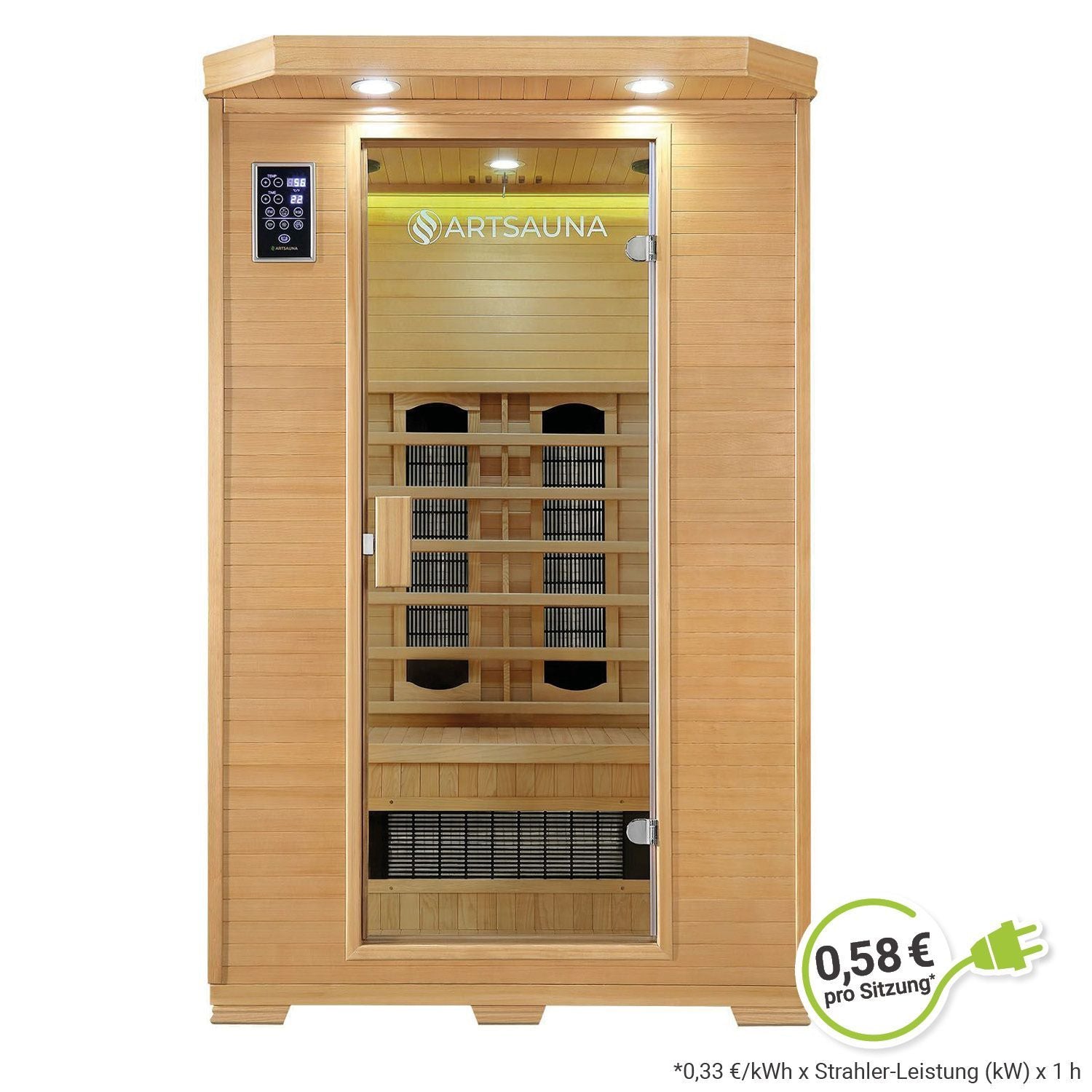 juskys-infrarotkabine-oslo-mit-5-keramikstrahlern-wellness-w-rmekabine image 1