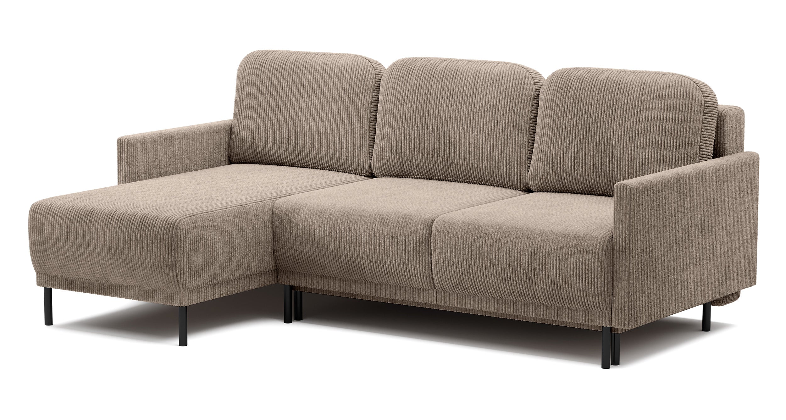 selsey-hamiel-eckcouch-l-form-ausziehbar-mit-stauraum-beige-cord image 4
