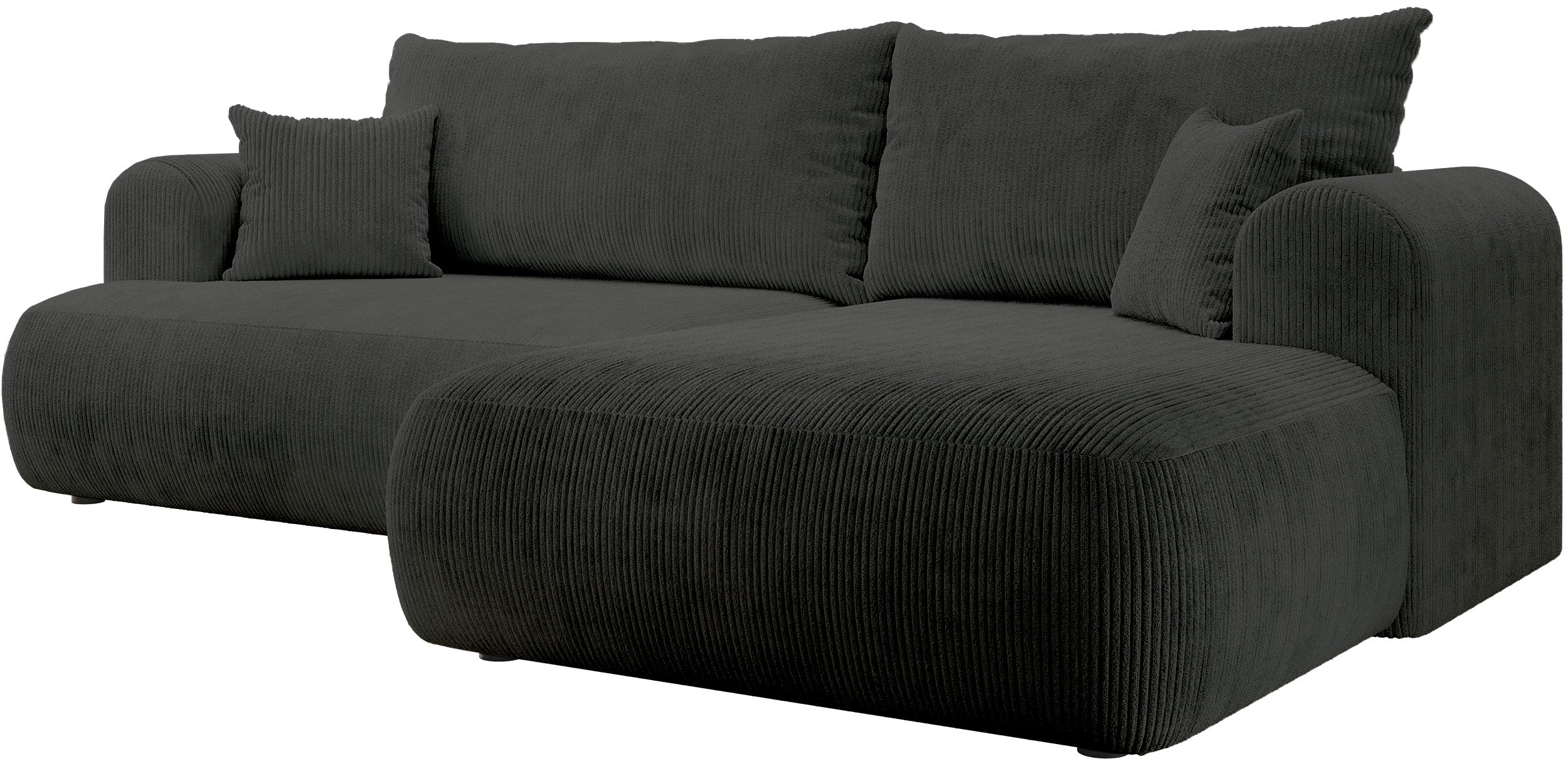 selsey-ovo-cord-ecksofa-mit-schlaffunktion-l-form-rechts-mit-stauraum-dunkelgrau image 6
