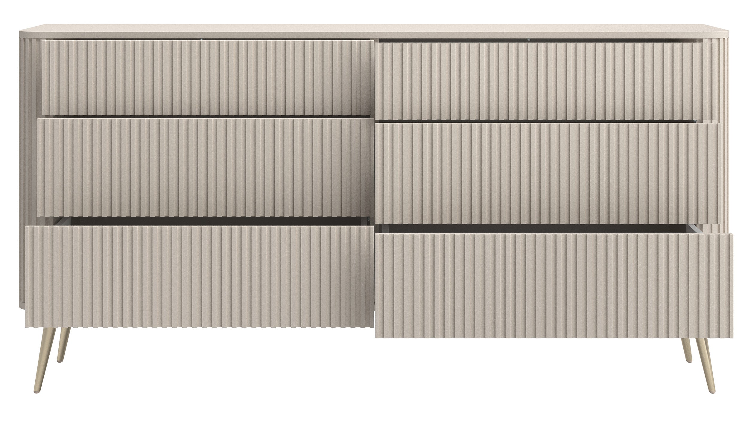 selsey-ovarlo-kommode-168-cm-sandbeige-6-schubladen-goldene-beine-gefr-st image 4