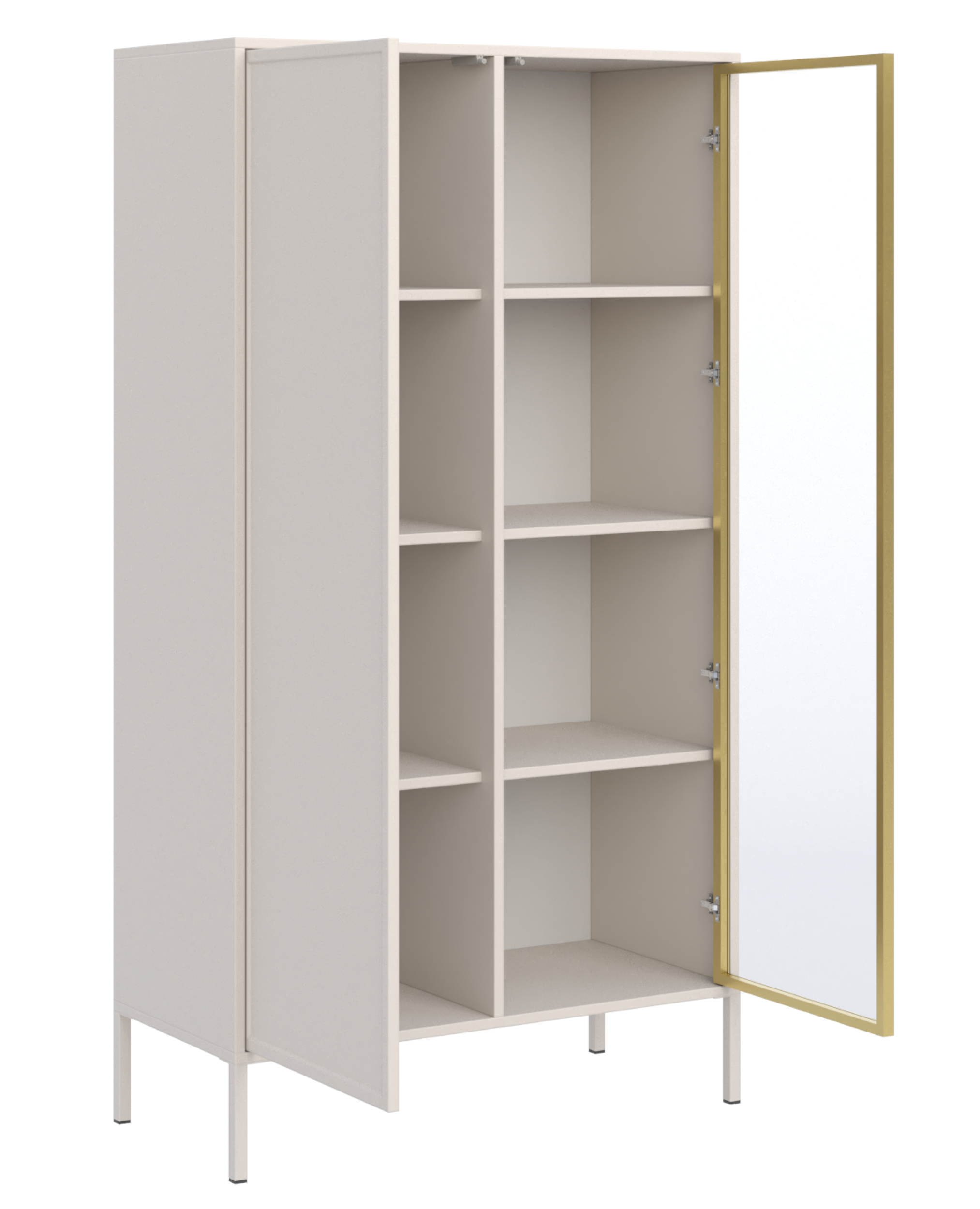selsey-velveto-vitrine-90-cm-zweit-rig-kaschmir-mit-glasfront image 3