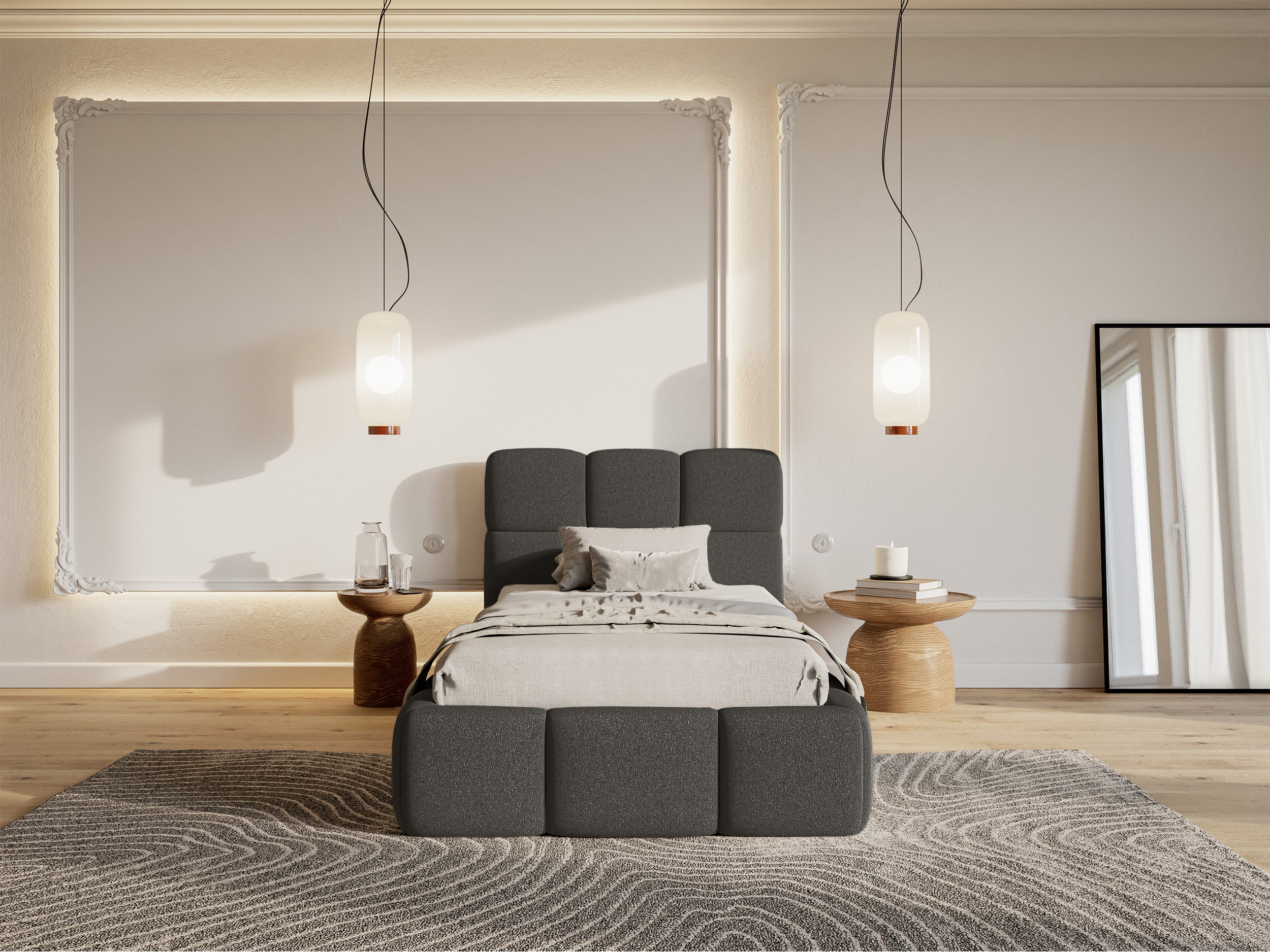 selsey-cloudy-gepolstertes-bett-90x200-cm-grafit-chenille-hydrophob image 4