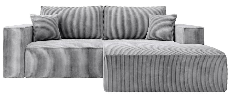 selsey-farese-mini-ecksofa-l-f-rmig-rechts-mit-schlaffunktion-hellgrauer-cord image 1