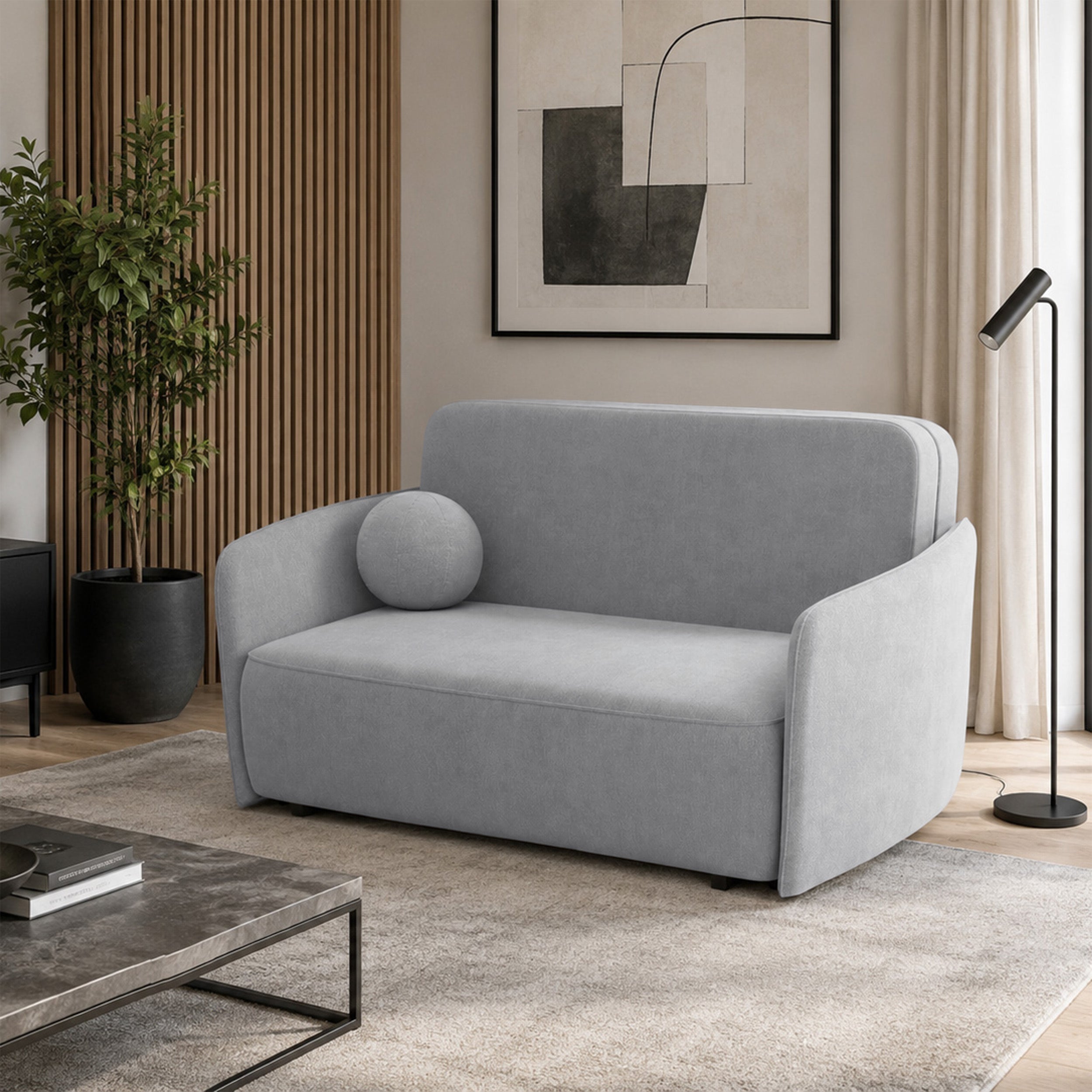 selsey-paxi-ausziehbares-zweiersofa-165-cm-mit-stauraum-hellgrau-chenille image 2