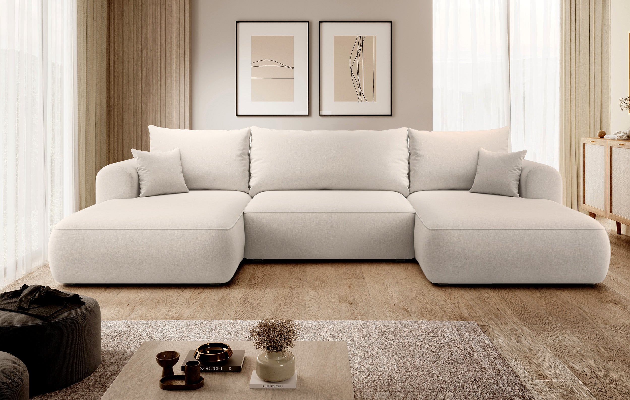 selsey-ovo-ecksofa-u-f-rmig-mit-schlaffunktion-und-stauraum-in-hellbeige-samt image 2
