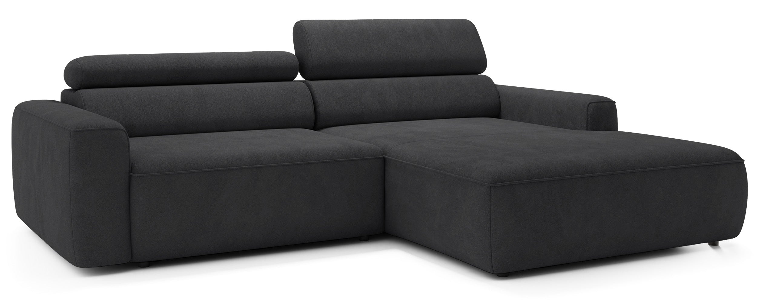 selsey-ecksofa-fando-l-f-rmig-rechts-mit-elektrischem-auszug-dunkelgrauer-samt image 4