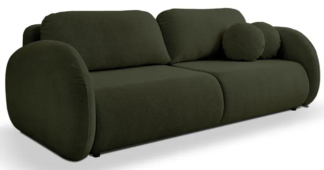 selsey-ovally-dreisitziges-ausklappbares-sofa-mit-stauraum-olivgr-ner-chenille image 1