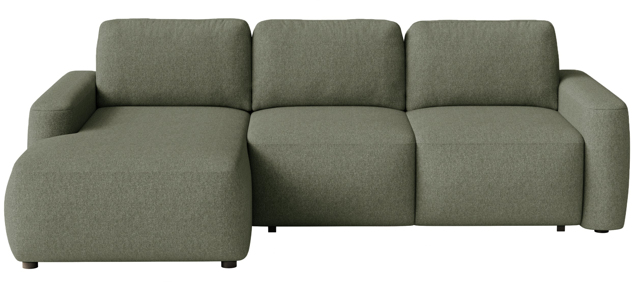 selsey-carnos-mini-ecksofa-links-l-form-olivgr-ner-chenille-mit-schlaffunktion image 1