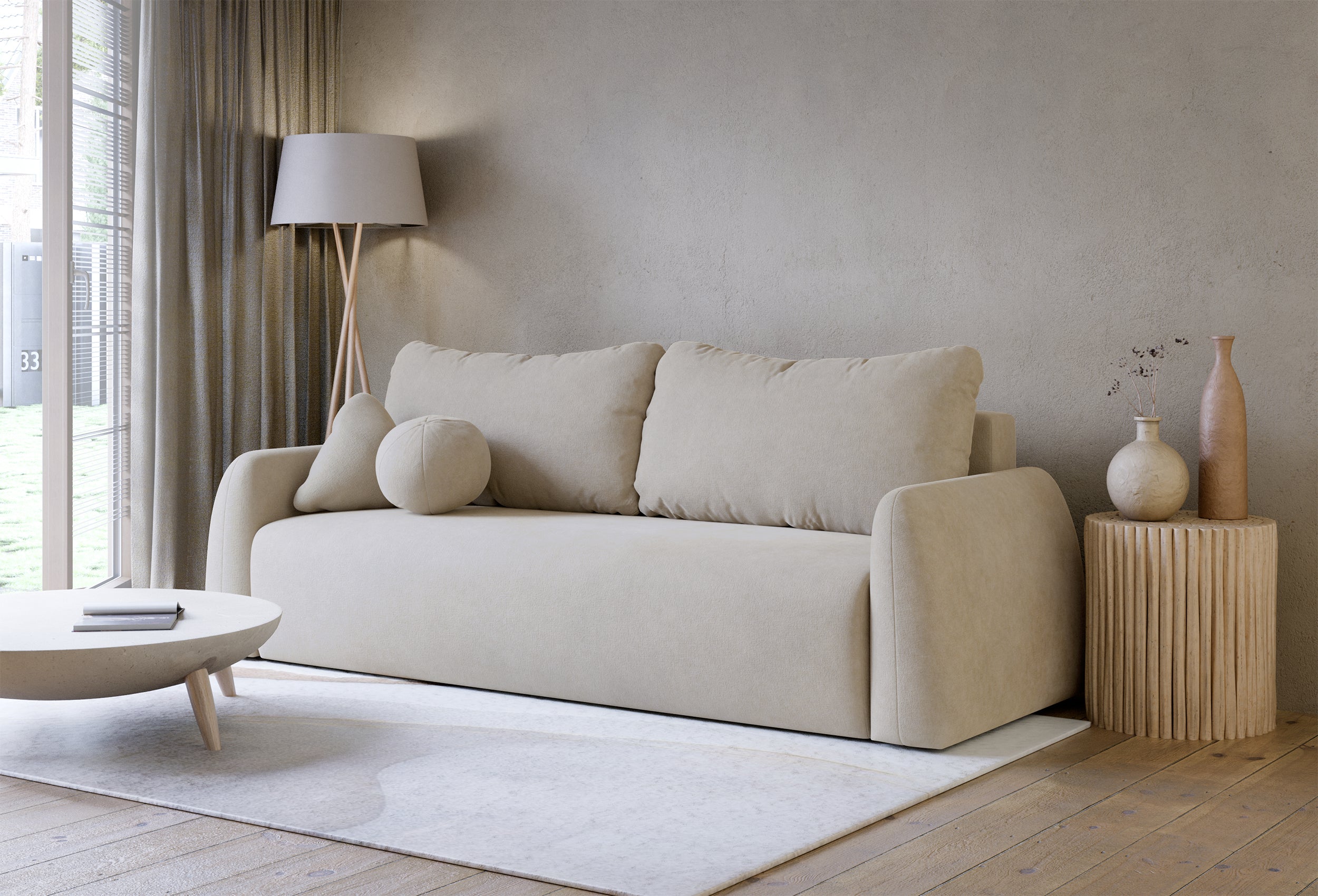 selsey-nubelle-dreisitziges-ausklappbares-sofa-mit-stauraum-hellbeige-hydrophobe image 5