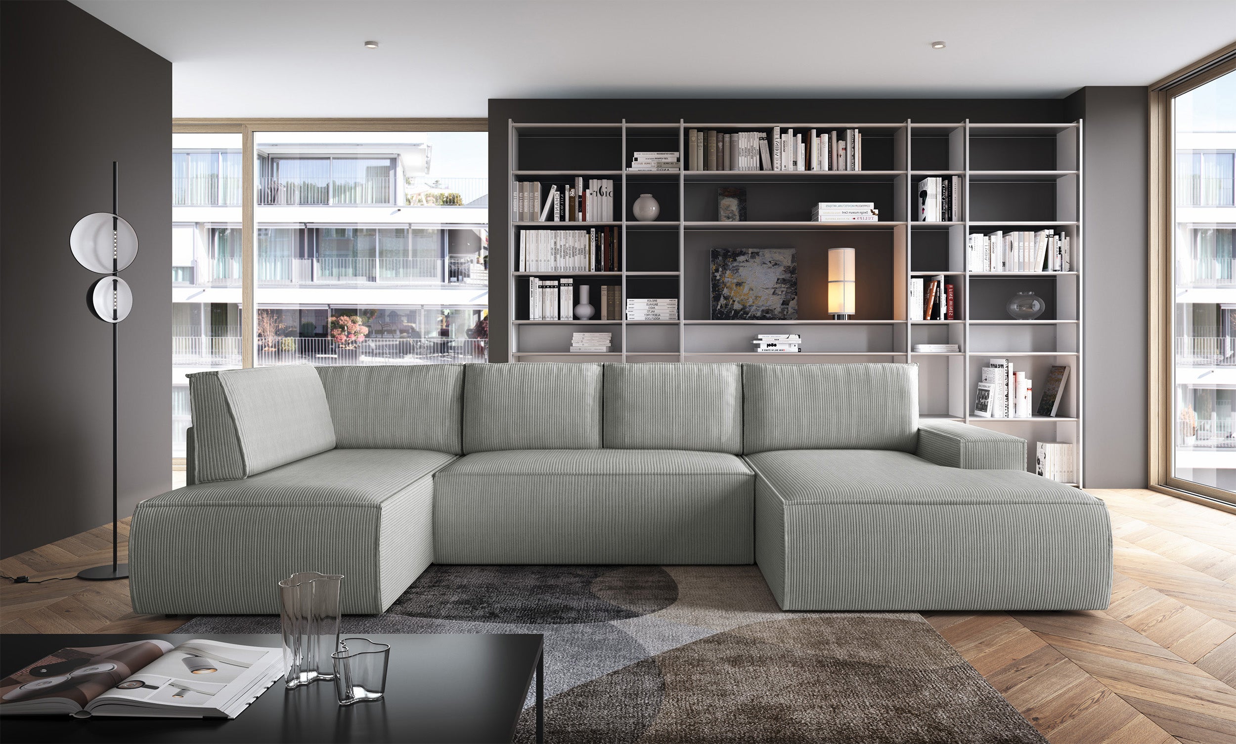 selsey-farese-new-ecksofa-u-f-rmig-mit-schlaffunktion-und-stauraum-rechts-hellgr image 2
