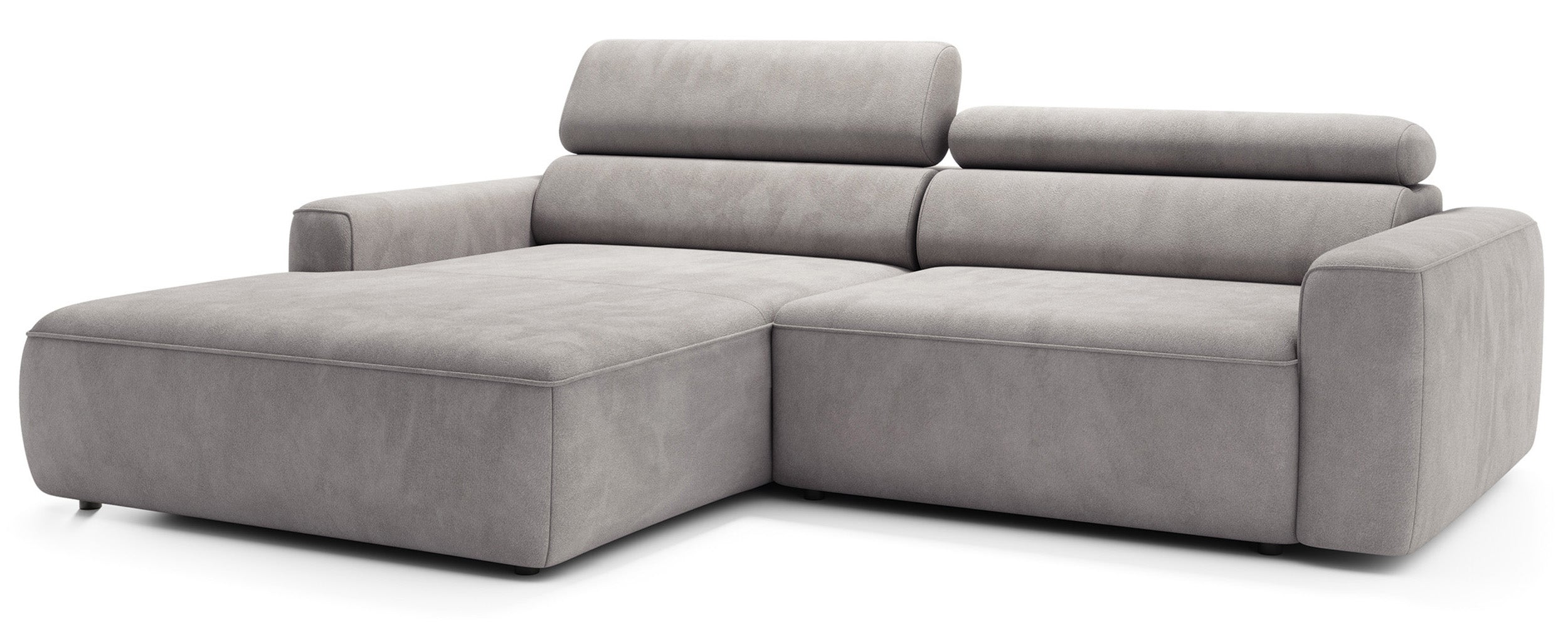 selsey-ecksofa-fando-l-form-links-mit-elektrischem-auszug-grauer-samt image 4