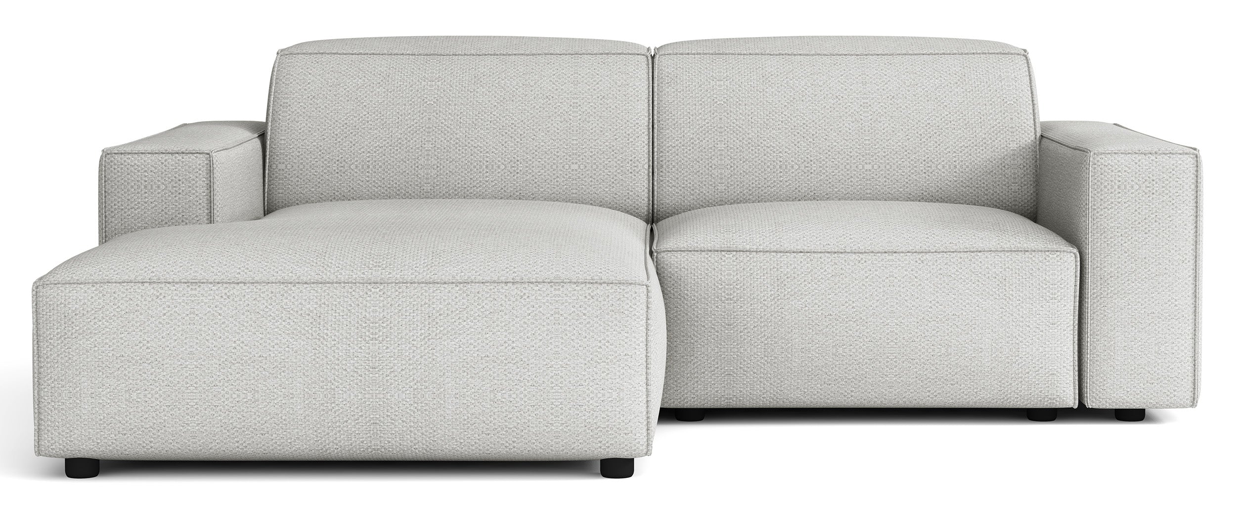 selsey-sellmo-ecksofa-modular-links-l-form-hellgrau-chenille-hydrophob image 1