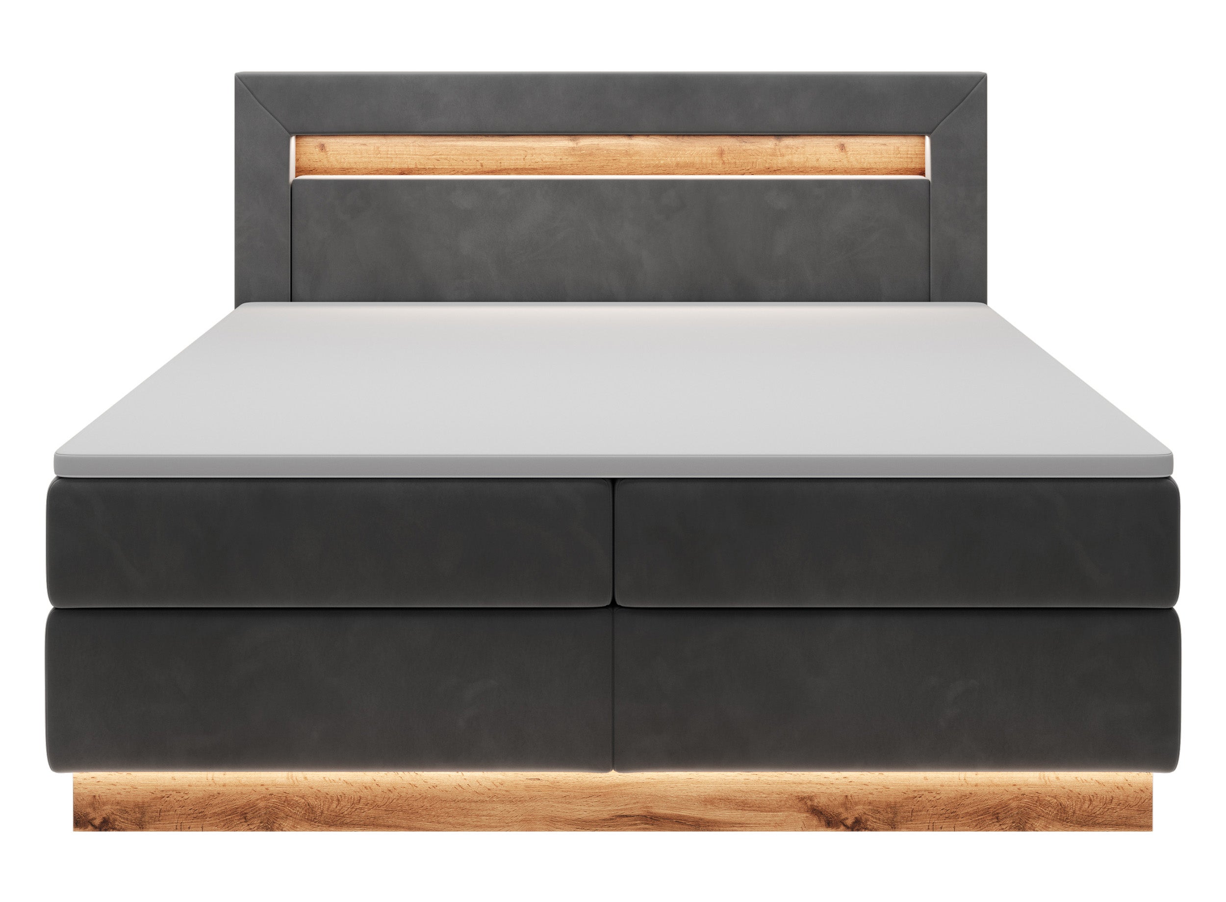 selsey-promie-kontinentales-bett-140x200-cm-mit-topper-und-beleuchtung-grafische image 3