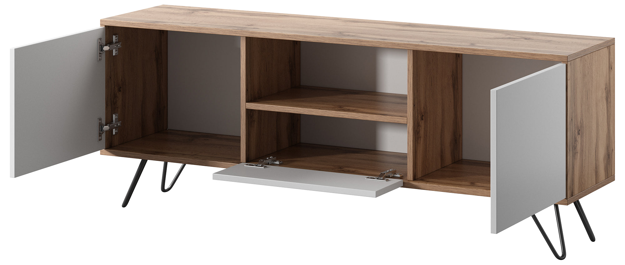 selsey-ploystea-tv-schrank-137-cm-wotan-eiche-wei-mit-beleuchtung image 4