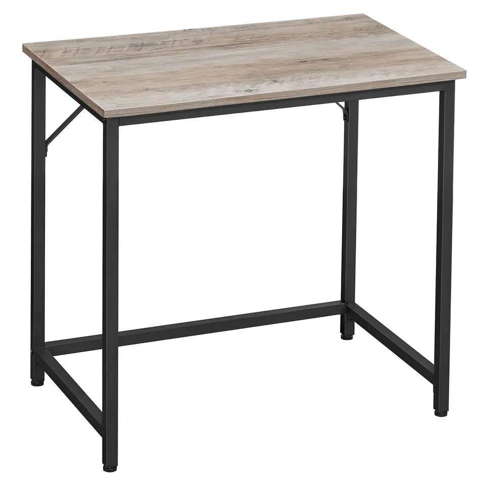 vasagle-schmaler-b-rotisch-im-industrie-design-schreibtisch-vintagebraun-schwarz image 1