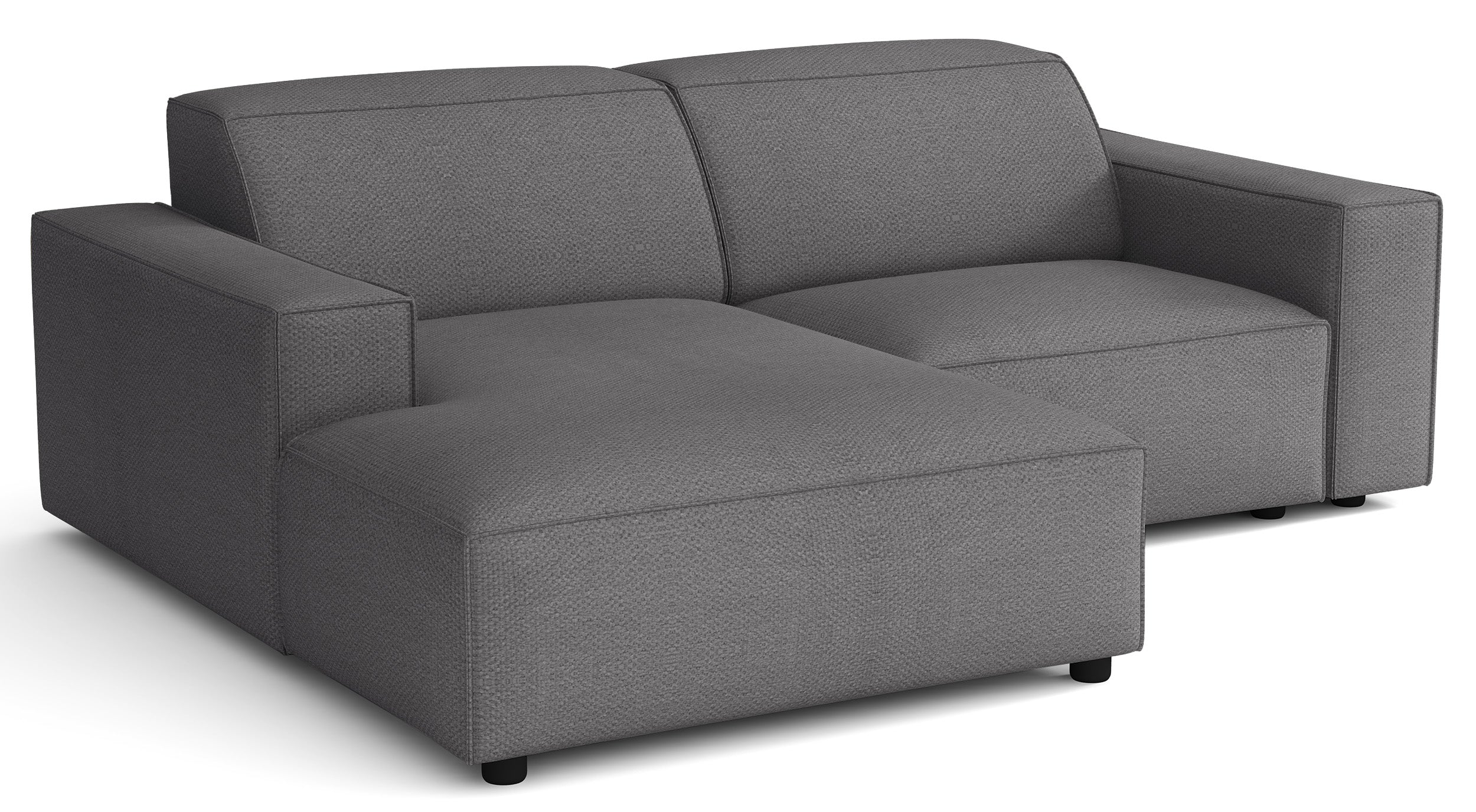 selsey-sellmo-modulares-ecksofa-l-f-rmig-klein-linksseitig-dunkelgrauer-chenille image 3