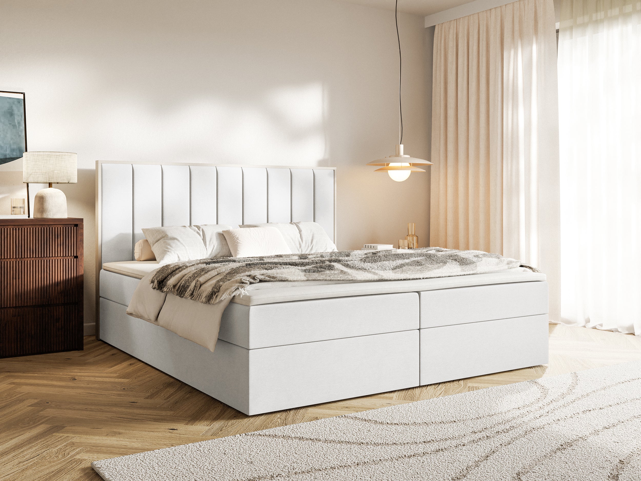 selsey-togents-kontinentalbett-140x200-cm-wei-hydrophober-samt-mit-stauraum-und- image 2