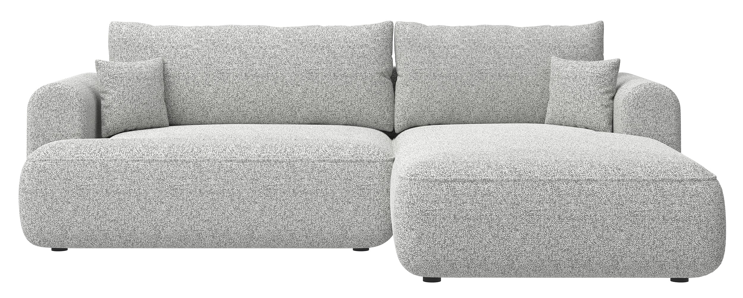 selsey-ovo-ecksofa-mit-schlaffunktion-l-form-rechts-hellgraues-geflecht-mit-stau image 1