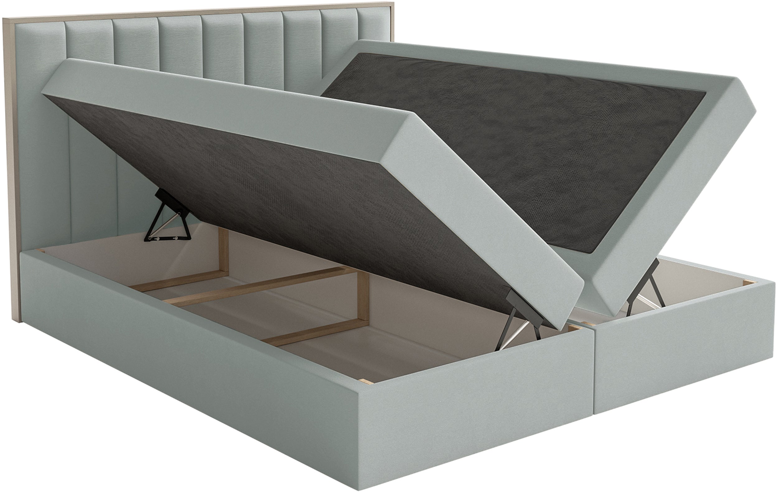 selsey-togents-kontinentalbett-140x200-cm-mit-stauraum-und-topper-salbeigr-ner-v image 6
