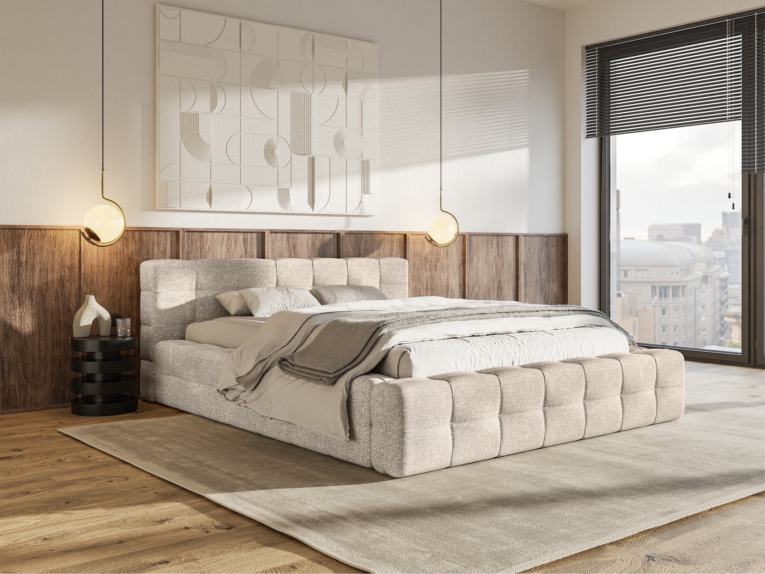 selsey-puffly-polsterbett-140x200-cm-beige-chenille-mit-stauraum image 2
