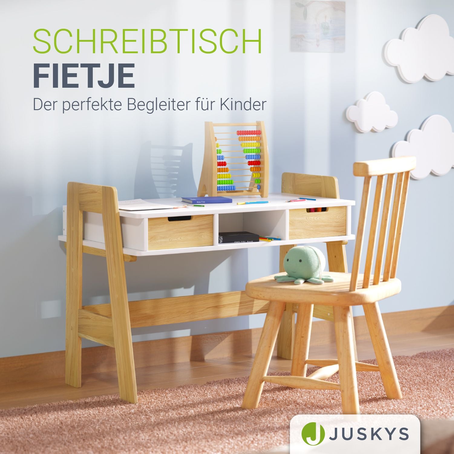 juskys-kinder-schreibtisch-fietje-h-henverstellbar-wei image 2