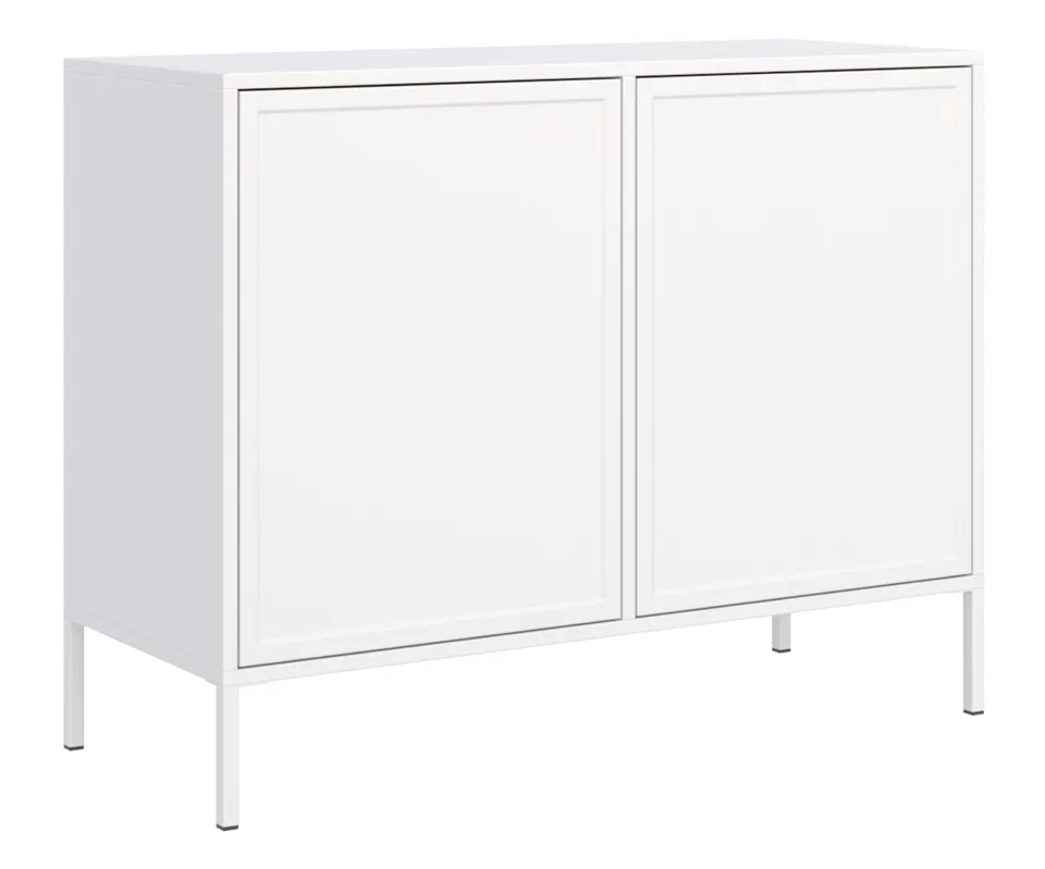 selsey-velveto-zweit-rige-kommode-100-cm-wei-push-to-open image 1
