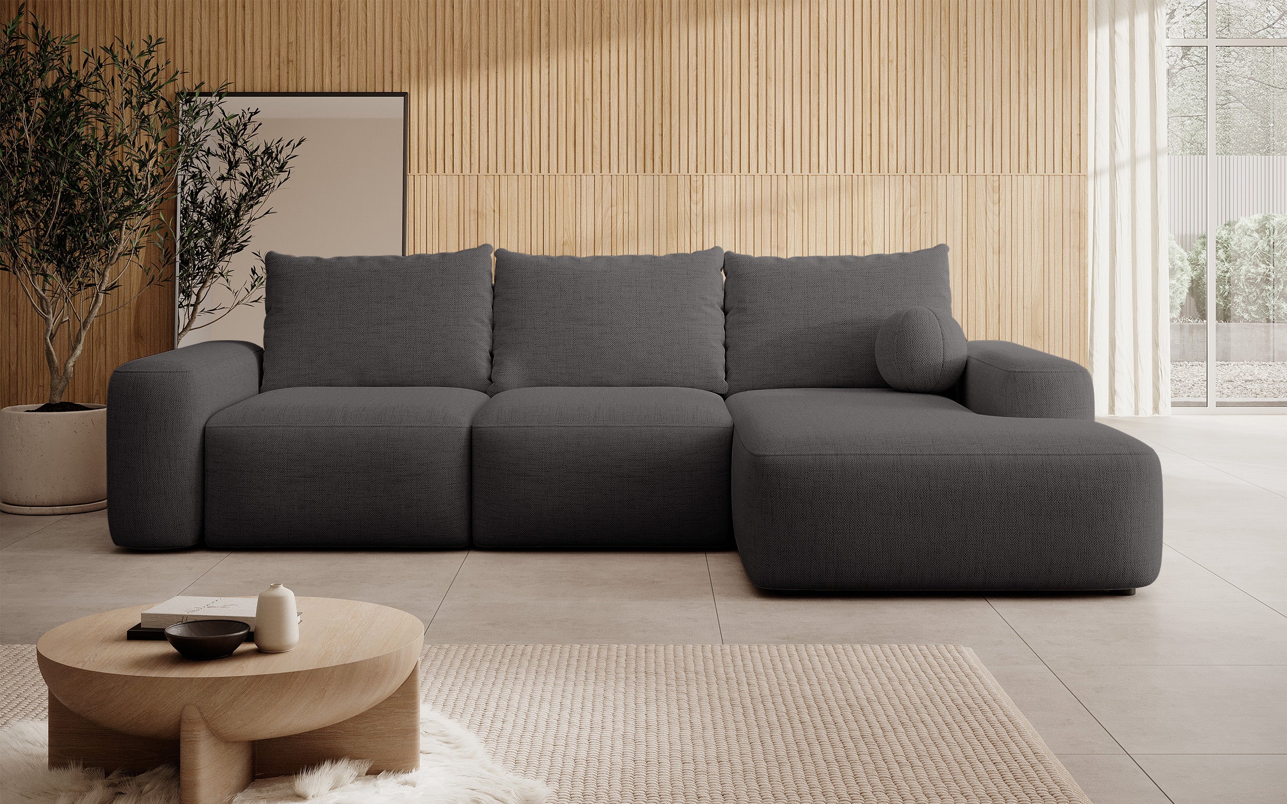 selsey-carnos-ecksofa-mit-schlaffunktion-l-form-rechts-dunkelgrauer-chenille-sto image 3